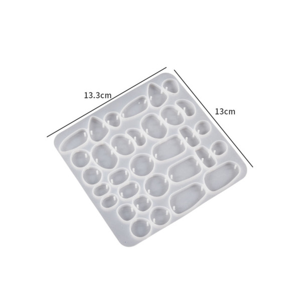 PS11917550 PAX 1 Moule en Silicone pour réaliser des Pendentifs et Boucles d'oreilles utilisation FIMO RESINE