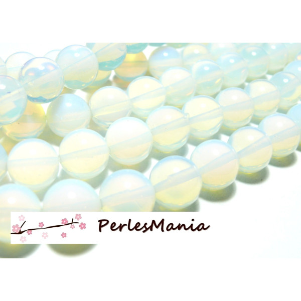 Perles Opale Ronde 10mm