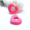 Pendentifs Coeur 18mm, métal Coloris ROSE Flashy