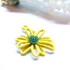Pendentifs Fleur 20mm, Métal coloris JAUNE