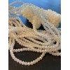 Perles Rondelles 3 par 2mm, Verre Facettée coloris Blanc irisé