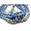Perles Rondes 6mm Jaspe Impérial Teintée effet Givre coloris 01C