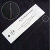 Aiguille souple pour enfiler des perles 57 par 0.3mm, Acier Inoxydable
