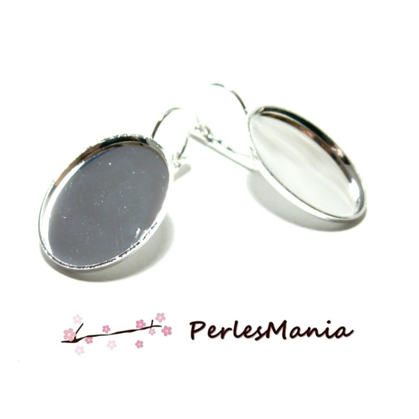 Supports de Boucles d’oreilles 10x14 mm – Acier Inoxydable 304 Argenté