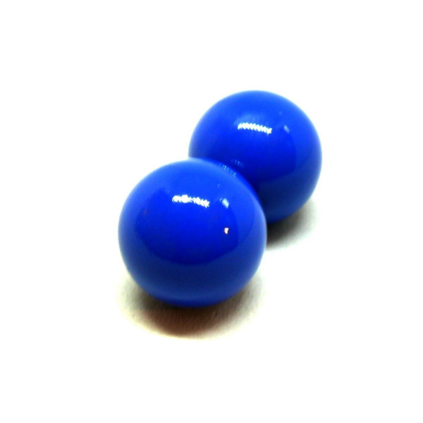 Perle Sonore 18 mm Bleu Royal – Métal – Spécial Bola de grossesse