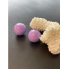 H11G29816 – 1 Perle Sonore 16 mm Mauve – Pour Création de Bola de Grossesse – REF 03