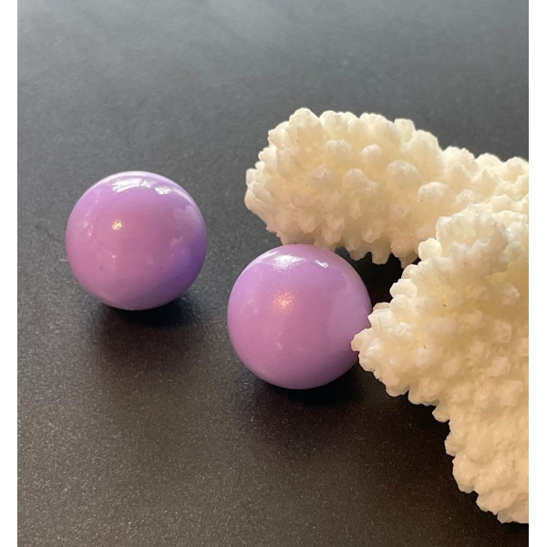 Perle Sonore 16 mm – Mauve – Pour Création de Bola de Grossesse – REF 03