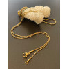 H11S420006CG – Lot 1 Collier Sautoir Matinée 50 cm – Acier Inoxydable 304 Doré à l’or fin 18K – Maille Haricot 1.2mm – PVD