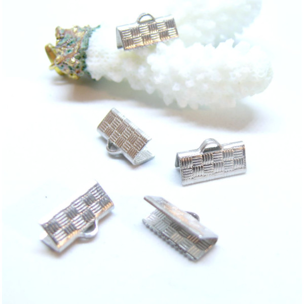 Serre-fils Griffes Attache Ruban 10x7mm – Acier Inoxydable Argenté