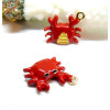 Pendentifs Crabe 3D – Métal Doré
