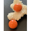 Perle Sonore 18 mm Orange Corail – Métal – Spécial Bola de grossesse