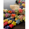 Perles Etoiles 14 mm – Céramique – Coloris Multicolore