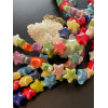 Perles Etoiles 14 mm – Céramique – Coloris Multicolore