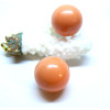 Perle Sonore 18 mm Orange Corail – Métal – Spécial Bola de grossesse