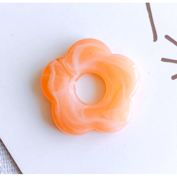 Pendentifs Fleur 25 mm – Acrylique