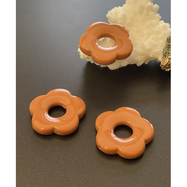 Pendentifs Fleur 25 mm – Acrylique