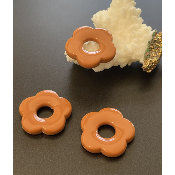 Pendentifs Fleur 25 mm – Acrylique