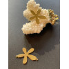 Pendentifs, connecteur Flower Power, Cuivre couleur Doré