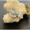 PENDENTIFS BOHO CACTUS metal ARGENT ANTIQUE 30mm