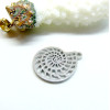 Pendentifs Coquillage 20mm – Acier Inoxydable 304 Argenté