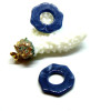 Pendentifs octogone 23 mm marbrés – Résine & Acrylique