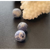 Perles Rondes 6mm SODALITE effet givre