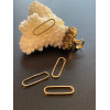 Pendentifs Ovale rectangle 20mm – Laiton Doré à l'or fin 18K