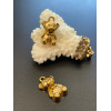 Pendentifs Ourson 3D 22 mm – Acier Inoxydable 304 Doré à l’or fin 18K, IONIQUE