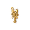 Pendentif Homard 25 mm – Acier Inoxydable 304 Doré à l’or fin 18K, PVD