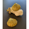 Pendentif Coquillage  3D 35 mm – Acier Inoxydable 304 Doré à l’or fin 18K, PVD
