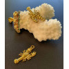 Pendentif Homard 25 mm – Acier Inoxydable 304 Doré à l’or fin 18K, PVD
