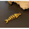 Pendentif Poisson 28 mm – Acier Inoxydable 304 Doré à l’or fin 18K, PVD