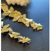 Connecteur Grappe de Fleurs 57 mm – Laiton Doré à l’or fin 18K
