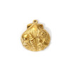 Pendentif gravé Coquille Saint Jacques 22 mm – Acier Inoxydable 304 Doré à l’or fin 18K, PVD