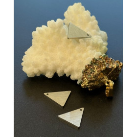 Pendentifs Triangle 15mm – Acier Inoxydable 304 Argenté