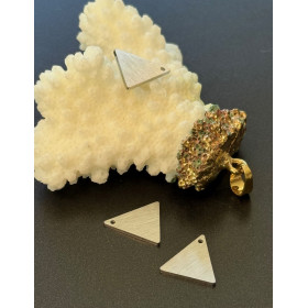 Pendentifs Triangle 15mm – Acier Inoxydable 304 Argenté