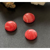 Cabochons Rond plat 10mm Imitation Rhodochrosite Corail NO 17