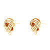 Boucles d'oreilles Puce Pelote de laine 11mm – Cuivre Doré 18K & Embouts