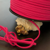 Cordon en suédine Fuchsia 3mm aspect daim
