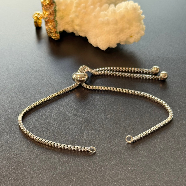 Bracelets Intercalaires 24 cm Maille Paloma 1.5 mm – Acier Inoxydable 304 Argenté