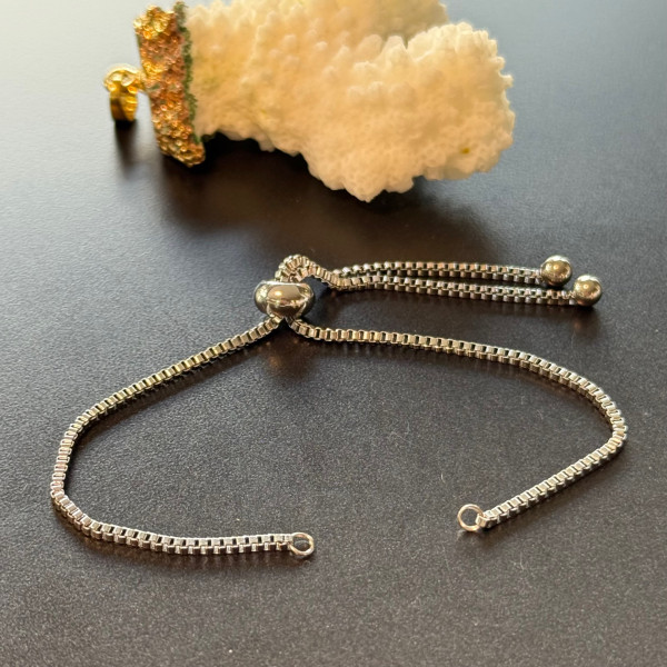 Bracelets Intercalaires 24 cm Maille Paloma 1.5 mm – Acier Inoxydable 304 Argenté