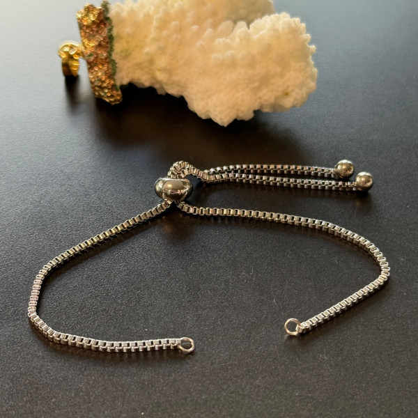 Bracelets Intercalaires 24 cm Maille Paloma 1.5 mm – Acier Inoxydable 304 Argenté