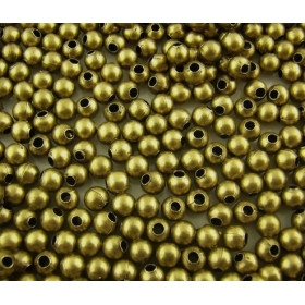 Perles Intercalaires 3mm – Métal Couleur Bronze