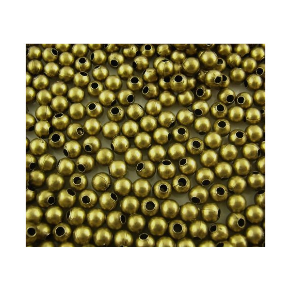 Perles Intercalaires 3mm – Métal Couleur Bronze