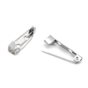 Supports de Broches Plateau 20mm – Métal finition Argent Platine