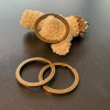 Anneaux Porte Clés 28mm – Métal Finition Bronze