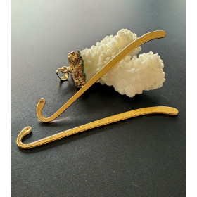 Marque-pages Simple 85mm – Métal Finition Doré – Accessoire Bijou de Livre