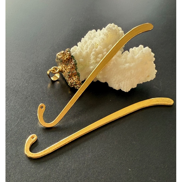 Marque-pages Simple 85mm – Métal Finition Doré – Accessoire Bijou de Livre