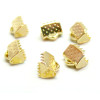 Serre-fils Griffes Attache Ruban 6.5mm – Acier Inoxydable 304 Doré à l'or fin 18K