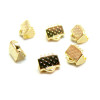 Serre-fils Griffes Attache Ruban 6.5mm – Acier Inoxydable 304 Doré à l'or fin 18K